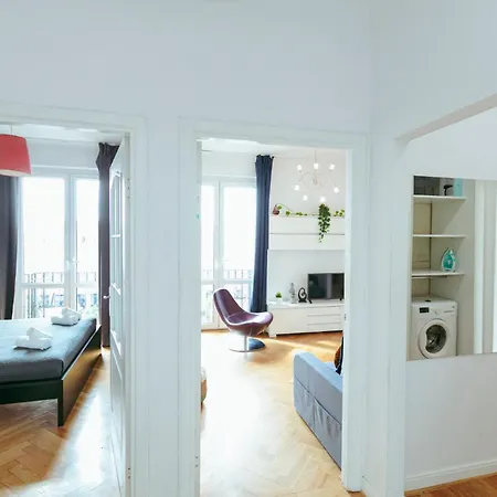 דירה Plac Konstytucji 6 Grey - Bezplatny Garaz Podziemny - Free Parking - Dla 4 Osob ורשה